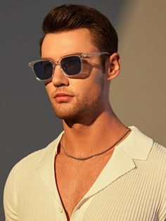 Men Shades Sunglasses Fashion, Men Sunglasses 2024, Men Wearing Glasses, Identity Movie, Eye Glasses For Men, Round Face Men, Mens Glasses Fashion, Hoodies Aesthetic, Sunglasses Mens