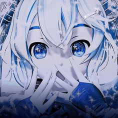 White Hair, Hatsune Miku, Anime Character, Anime Art, Anime, Hair, Blue, White, Art