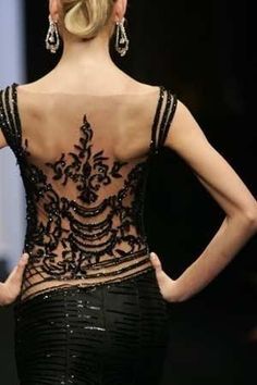 ... Detail Couture, Open Back Gown, Evening Dress Long, 파티 드레스, Argentine Tango, Chanel Couture, فستان سهرة, Mode Design, Cara Delevingne