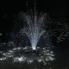 1/4 HP Floating Fountain with Lights 3-Tier Nozzle Floating Fountain, Fountain Head, Small Water Features, Pond Fountains, Water Effect, Fountain Pump, Water Patterns, The Fountain, Life Of The Party