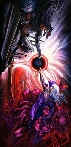 Guts Griffith, Guts And Griffith, Berserk Anime 1997, Griffith Berserk, Dark Souls Art, Cool Anime Wallpapers, Anime Artwork Wallpaper, Cool Wallpapers Art