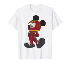 PRICES MAY VARY. Officially Licensed Disney Apparel 19DNMC00495A-001 Lightweight, Classic fit, Double-needle sleeve and bottom hem Race Car Driver Outfit, Driver Outfit, Disney Apparel, Race Car Driver, Street Clothes, Car Driver, Car Shirts, Street Outfit, Car And Driver