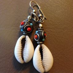 Handcrafted In Senegal - New! Never Worn! New With Tags From Our Gallery Showroom. Seashell Necklace Diy, Cowrie Jewelry, Cowrie Earrings, Cowrie Shell Earrings, Cowrie Shell Jewelry, Seashell Necklace, Necklace Diy, African Jewelry, Cowrie Shell