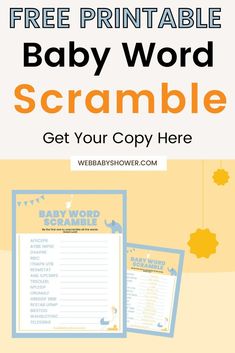 the baby word scramble is an easy way to get your copy here