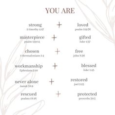 the names of jesus and mary are shown in this printable poster, which reads you are