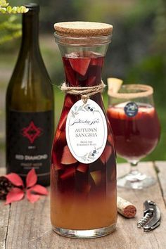 Try this Autumn Sangria with Pinot Noir and Apple Cider. Party and Hosting Tips and Hacks for the Holidays - Thanksgiving, Christmas, Cookie Exchanges and Beyond on Frugal Coupon Living. Autumn Sangria, Winter Drink, Family Tips, Sangria Recipe, Vodka Drinks, Hot Toddy, Milk Shakes, Sangria Recipes, God Mat