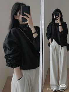 Jung Somin, 00s Mode, Mode Ulzzang, Simple Casual Outfits, Simple Style Outfits, Korean Outfit Street Styles, Tutorial Hijab, Korean Casual Outfits, Everyday Fashion Outfits