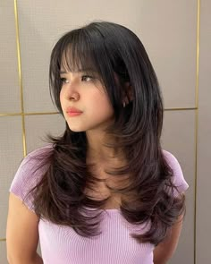 #hairstyle #hairstyles #hairsalon #hairinspo #hairtutorial #hairtrends #hairstyling #hairgoals #haircare #hairstylist #fashionhair #youthfulhair #hairartist #hairfashion #trendinghairstyles #creativehair #cutehairstyles #hairvibes #modernhairstyle Soft Layered Haircut With Bangs, Layers Bangs Haircut, Haircut Layer With Bangs, Soft Bangs With Layers, French Bangs With Face Framing Layers, Layer Haircut Bangs, Fringe Hairstyles Long Face, Haircut Inspo With Bangs, Layers With Fringe Bangs