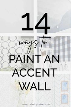 Update your walls with these simple DIY wall painting ideas. Get inspired with the perfect idea so that you finally break out the paint! Accent Painting Ideas, Living Room Wall Painting Designs, Accent Wall Office Paint, Accent Wall Painting Designs, Painted Wall Patterns Diy, Diy Laundry Room Accent Wall, Wall Patterns With Paint Bedroom, Painted Wall To Look Like Wallpaper, Abstract Tape Painting Accent Walls