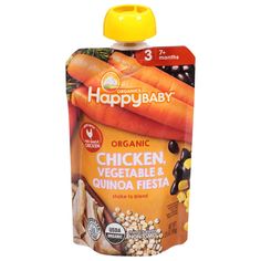 happy baby organic chicken, vegetable and quinoa pasta