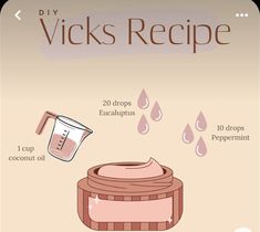 Diy Vicks, Herbal Medicine Recipes, Diy Herbal Remedies, Medical Herbs, Herbal Apothecary, Herbal Healing