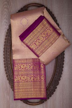 Mauve Kanchipuram Saree, Kancheepuram Silk Saree Wedding, Reshme Saree Designs, Latest Kanjivaram Silk Saree, Bridal Kanchipuram Silk Sarees, Kanchipattu Sarees Latest, Wedding Silk Saree Indian Bridal, New Silk Saree Collections, Kanjeevaram Sarees Wedding