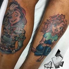 Roxanne Tattoo, Goofy Movie Tattoo, Disney Tattoos Couples, Tattoos Beauty And The Beast, Disney Tattoos Ariel, Disney Tattoo Inspiration, Simple Disney Tattoos, Disney Leg Tattoo, Tattoo Relationship