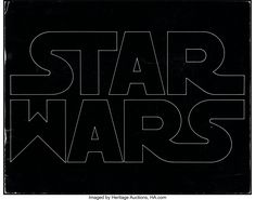 a black and white poster with the words star wars in it's center letters