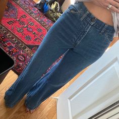 Excellent Used Condition Has About 1.5 Inches That Can Be Taken Out In Hem Waist 13 Rise 11.5 Inseam 29.5 Levi's Jeans, Levis Jeans, Flare Jeans, Levi's, Wide Leg, Color Blue, Women Jeans, Orange, Women Shopping