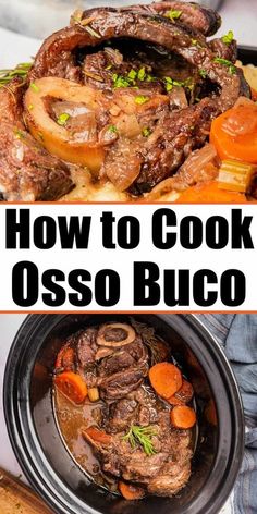 how to cook an osso buco in the slow cooker is easy and delicious