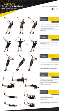 an image of a man doing exercises on the back and arms with different poses for each person