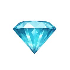 a blue diamond on a white background