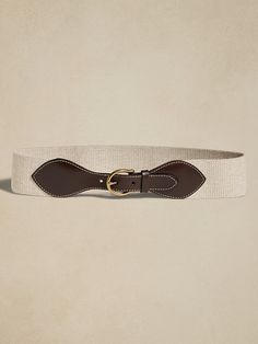 Saw this on Banana Republic: Diy Belts, Stretch Belt, Dark Brown Color, Leather Accents, Wide Belt, Leather Goods, Leather Working, Belts For Women, Dark Black