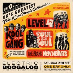 an old concert poster for the band kool gang