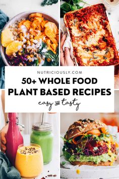 the top 50 whole food plant based recipes