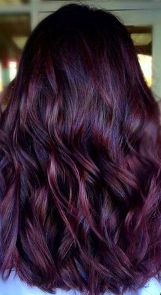 Are you looking for hair color dark hairdos 2018? See our collection full of hair color dark hairdos 2018 and get inspired! Fun Hair Color Ideas For Brunettes Fall, Pelo Color Borgoña, Pelo Color Vino, Wine Hair, Hair Color Burgundy, Dark Red Hair, Raven Queen, Hair 2024