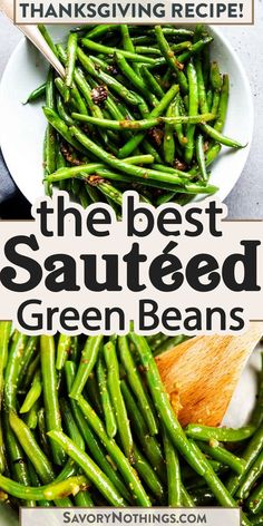 the best sauteed green beans recipe