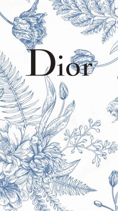 the cover of gucci's book, with blue flowers and leaves