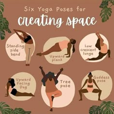 six yoga poses for creating space