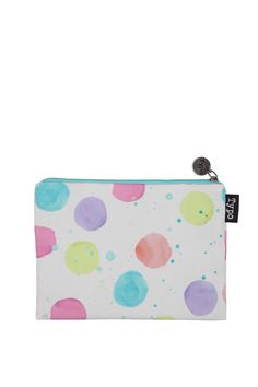 Watercolor polka dots with lots of aqua - fun and sunny! Campus case by Typo. Girls Home, Pencil Bag, Pencil Cases, Pencil Bags, School Days, Cotton On, Pencil Case