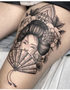 Geisha Tattoo Design, Belly Tattoos, Geisha Tattoo, White Ink Tattoo, My Diary, New School Tattoo, Hand Tattoos For Guys, White Tattoo, Back Tattoos