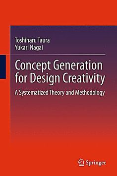 a book cover with the title concept generation for design creativity