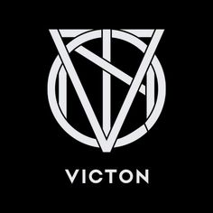 a black and white logo with the word victory