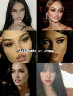 Dark Feminine Makeup, Types Of Makeup Looks, Feminine Makeup, Miranda Priestly, Swag Makeup, Smink Inspiration, Types Of Makeup, Fancy Makeup, Devil Wears Prada