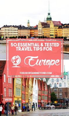 there is a sign that says travel tips for europe