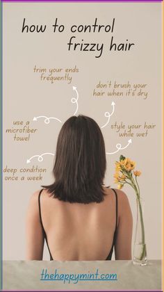 How to have beautiful air dried hair! Ditch the hair dryer and air dry your hair - 9 tips and tricks! Frizzy Hair Remedies, Thick Frizzy Hair, Fizzy Hair, Control Frizzy Hair, Frizzy Hair Tips, Haircuts For Frizzy Hair, Selling Hair, Hair Mask Recipe, Long Bridal Hair