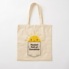 100% cotton reusable shopping carry bag with digital print on one side. Enjoy this pocket full of sunshine. Diy Tote Bags Painting, Eco-friendly Cotton Bags With Pockets, Eco-friendly Cotton Bag With Pockets, Yellow Cotton Canvas Gift Bag, Yellow Cotton Bags With Pockets, Eco-friendly Cotton Canvas Bag With Pockets, Cotton Canvas Bag With Pockets For Daily Use, Cotton Bags With Side Pockets For Daily Use, Yellow Cotton Canvas Bag For Summer