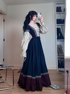 Ren Faire Outfits, Fair Outfits, Fest Outfits, Fantasy Dresses, Fantasy Gowns, Medieval Dress