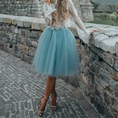 High Waist Pleated Mesh Skirt  Material: Polyester  Size: S, M, L, XL, 2XL, 3XL, 4XL, 5XL Color: Light Blue  Season: Spring, Autumn, Summer   Occasion: Leisure, Outdoor, Daily, Vacation Tutu En Tulle, Blue Tulle Skirt, Simple Prom Dress Long, Purple Tulle, Cheap Prom Dresses Long, White Pleated Skirt, Prom Dresses 2020, Blue Tulle, Mesh Skirt