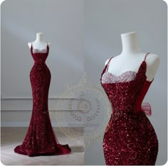 Elegant Red Prom Dress, Mermaid Dress Prom, Elegant Ball Dresses, Red Elegant Dress, Burgundy Evening Gown, Elegant Red Dress, Red Evening Gowns, Sequin Evening Dress, Sequin Dresses