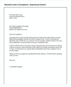 a teacher cover letter with the words education and an image of a school bus on it