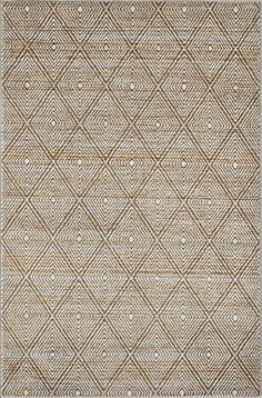 an area rug with brown and white designs on it