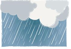 an image of rain coming down from the sky royalty illustration on white background stock illustration