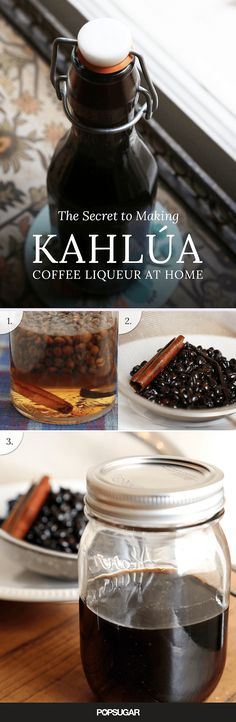 the secret to making kahlua coffee liquer at home