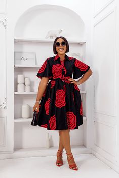 Flare Style Dresses, Flared Chitenge Dresses Classy, Africa Print Dress Ankara Fashion, Ankara Dress Styles Gowns Classy Flare, Flare Ankara Dress Styles, African Dresses For Teenagers, Unique Traditional Dresses, Ankara Short Flare Gown Styles, African Dresses For Women Classy Kitenge