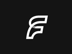 the letter f is made up of white letters on a black background, and it appears to