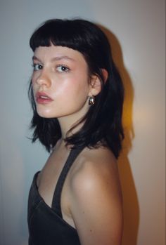 Edgy Hair Round Face, Long Shag With Micro Bangs, Short Bangs Straight Hair, Baby Bangs Shoulder Length Hair, Choppy Textured Lob With Bangs, Micro Bangs Square Face, Micro Bangs Medium Hair, Short Hair Full Bangs, Joan Of Arc Haircut