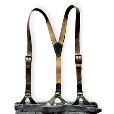 "Handmade Leather Button Suspenders - Western Suspenders - Cowboy Suspenders - 1800's Button Suspenders - Wedding Leather Suspenders Buckle Strap Leather Suspenders, 1-Inch - Button Are you looking for the best looking handmade leather suspenders in today's market? A pair of suspenders that will get you compliments everywhere you go? Then you've come to the right place!  These handmade leather suspenders have been used in movie sets, reenactment events, weddings, and more!   IF YOU ARE NOT SURE IF THIS PAIR OF SUSPENDERS MAY FIT YOU/PARTNER/DAD/FRIEND, PLEASE SEE THE CHART IN THE PHOTO SECTION AND/OR CONTACT ME ASAP  *Do you need several pairs of suspenders for a special occasion such as a wedding in a short period of time? Please reach out to me as soon as possible* These good-looking and Adjustable Brown Belts And Suspenders For Everyday Use, Vintage Adjustable Belts And Suspenders For Everyday Use, Vintage Leather Belts And Suspenders For Casual Use, Classic Brown Belts And Suspenders With Antique Buckle, Fitted Vintage Brown Belts And Suspenders, Brown Leather Belts And Suspenders With Brass Hardware, Vintage Leather Belts And Suspenders, Brown Leather Suspenders Wedding, Vintage Leather Belts And Suspenders In Brown