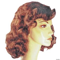 Wavy shoulder-length style. Synthetic wig fits most adults. Hairstyle Wigs, Betty Davis, 1940s Hairstyles, Champagne Blonde, Vintage Hair Accessories, Costume Wigs, Strawberry Blonde, Costume Shop, Ash Blonde