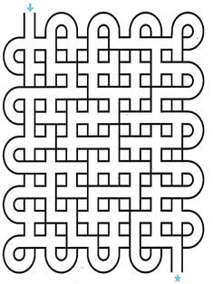 an image of a pattern that looks like it is made out of squares and lines